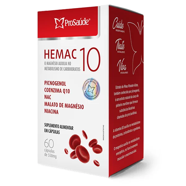 Hemac10 550Mg 60 Cps - Prosaude